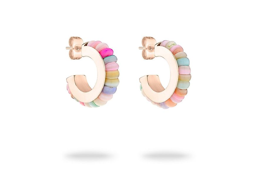 Tamaris Paar Creolen Schmuck Geschenk Edelstahl Ohrringe All About Beads, m günstig online kaufen