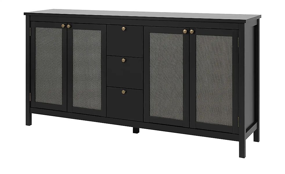 Sideboard  Corbara ¦ schwarz ¦ Maße (cm): B: 180 H: 90 T: 40.0 Kommoden & S günstig online kaufen