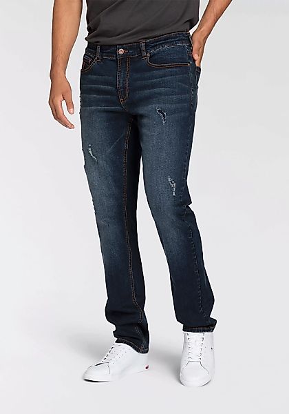 Bruno Banani Straight-Jeans "Hutch", gerade Beinform, teilweise mit modisch günstig online kaufen