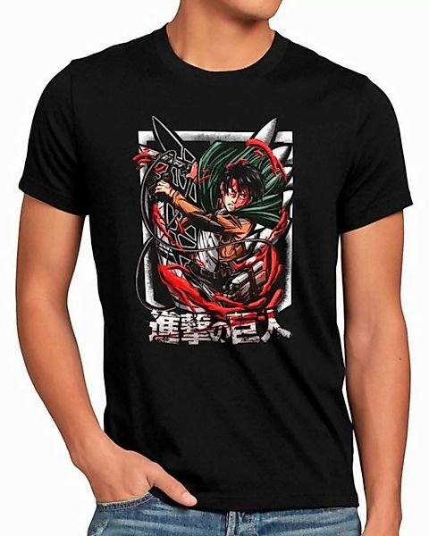 style3 T-Shirt Eren X Attack attack on titan anime japan manga aot günstig online kaufen