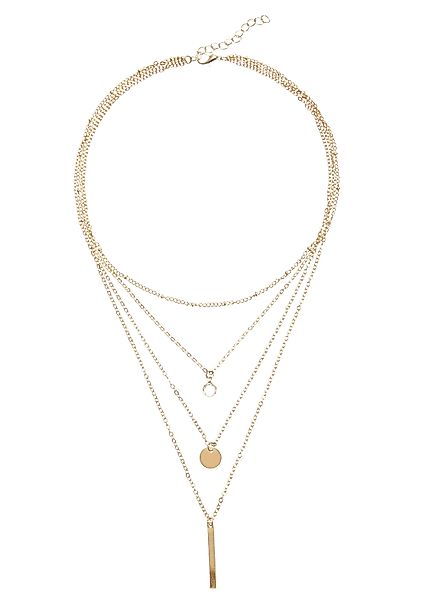 LASCANA Kette mit Anhänger, Vierreihiges Kettenset günstig online kaufen
