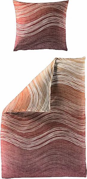 BIERBAUM Bettwäsche »4061« 2 Stk. tlg. Mako-Satin, 100 % Baumwolle, pflegel günstig online kaufen