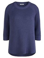 Long-Pullover aus 100% SUPIMA®-Baumwolle Peter Hahn blau günstig online kaufen