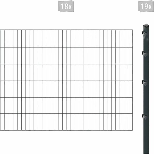 Arvotec Einstabmattenzaun "ESSENTIAL 120 zum Aufschrauben", Zaunhöhe 120 cm günstig online kaufen