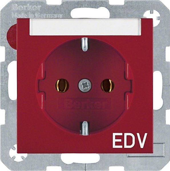 Berker SCHUKO-Steckdose m.Beschriftungsfeld 47508915 - 47508915 günstig online kaufen