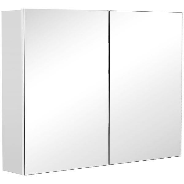 HOMCOM Spiegelschrank Badspiegel Badschrank Badezimmerspiegel Wandspiegel ( günstig online kaufen