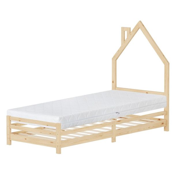 ML-DESIGN Spielbett Hausbett Holzbett mit Lattenrost günstig online kaufen