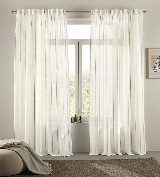 s.Oliver Gardine "Ameera" Multifunktionsband 1 Stk. tlg. mit Leinen, Schal, günstig online kaufen