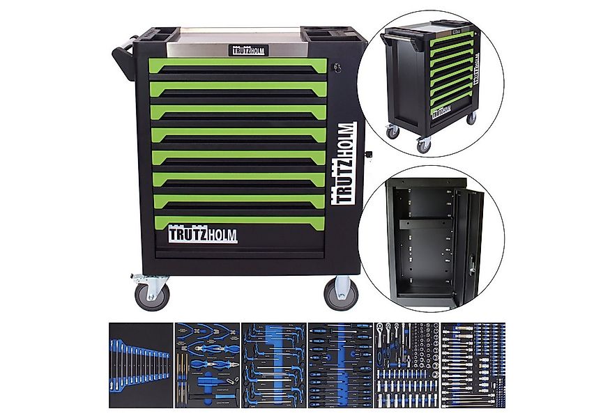 TRUTZHOLM Werkstattwagen 249-tlg. bestückt h97xb85xt46 Werkzeugwagen Werkze günstig online kaufen