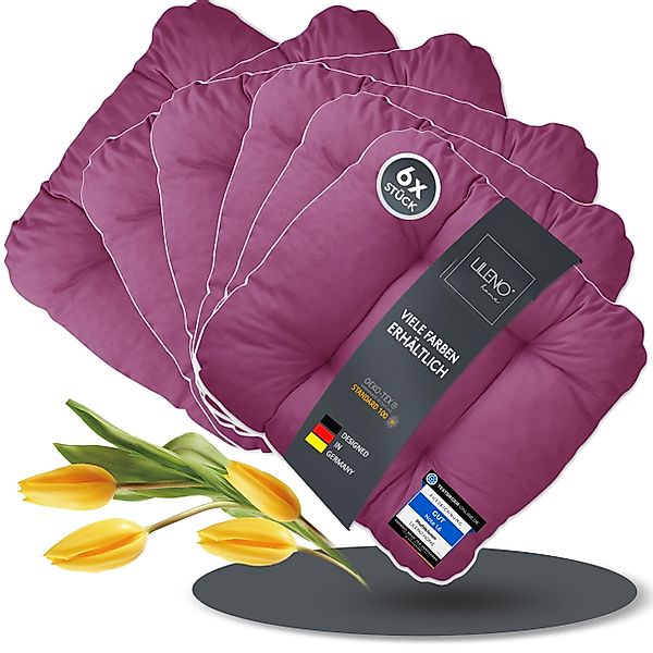 LILENO HOME Stuhlkissen Sitzkissen für Gartenstuhl, günstig online kaufen