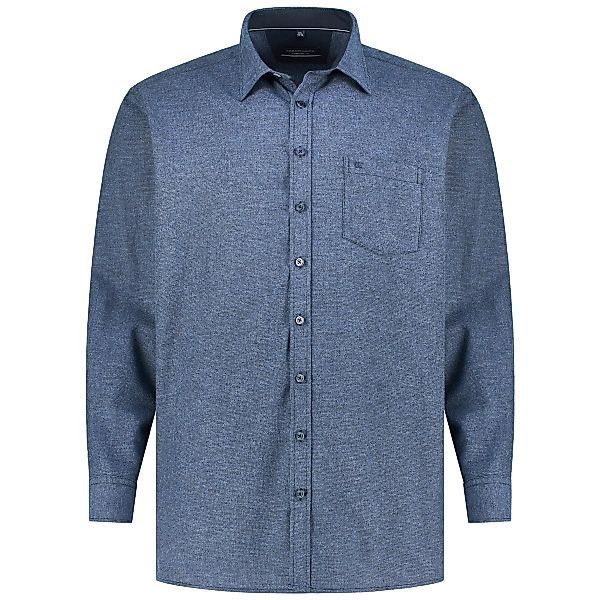 CASA MODA Freizeithemd aus Baumwolle Farbe blau Größe: 3XL günstig online kaufen