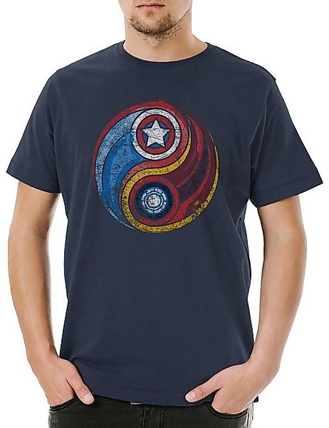 Urban Backwoods Print-Shirt Urban Backwoods Captain Stark Ying Yang Herren günstig online kaufen