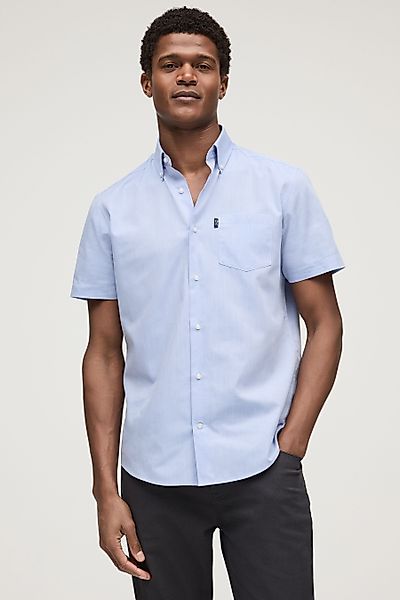Next Kurzarmhemd Bügelleichtes Button-down-Oxfordhemd, Kurzarm (1-tlg) günstig online kaufen