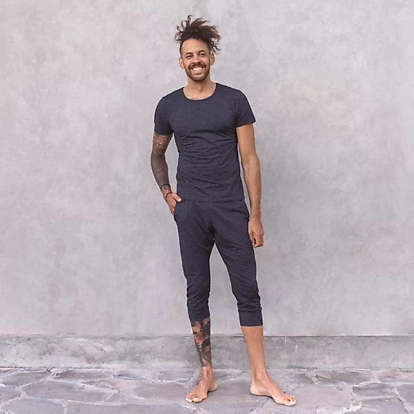 Ali Melange - Männer - 3/4 Hose Für Yoga Und Freizeit Aus Biobaumwolle günstig online kaufen