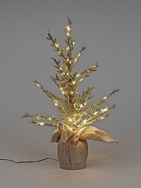 Kunstblume Tannen, formano, Höhe 55 cm, Mit Timerfunktion, Grün, Motiv: Ros günstig online kaufen