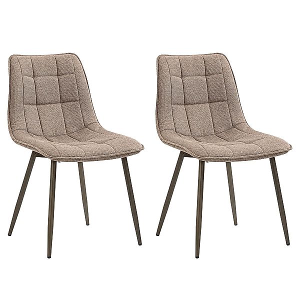 CARO-Möbel Esszimmerstuhl MALAGA (2 St), Küchenstuhl günstig online kaufen
