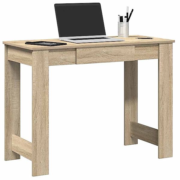 vidaXL Schreibtisch Schreibtisch Sonoma-Eiche 100x45x75 cm günstig online kaufen