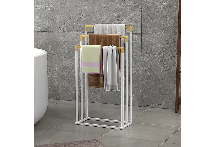 BlingBin Handtuchständer Handtücherhalter für Badezimmer, 3 Ebenen Handtüch günstig online kaufen
