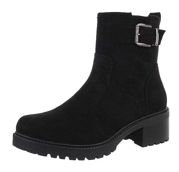 Ital-Design Damen Freizeit Stiefelette (87740242) Blockabsatz Stiefeletten günstig online kaufen