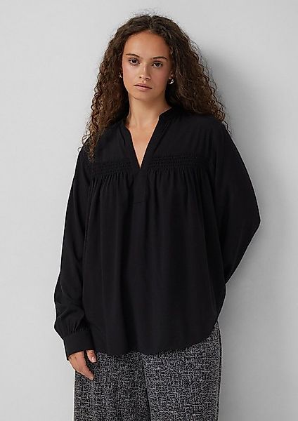QS Langarmbluse Bluse Bluse aus Viskose günstig online kaufen