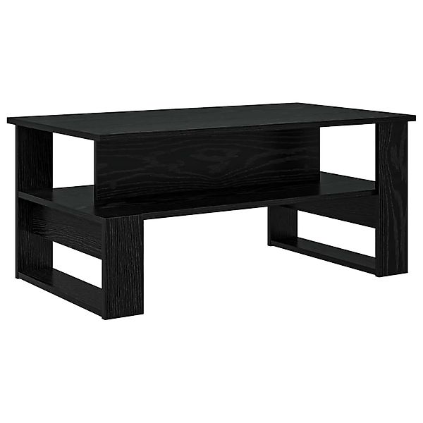 vidaXL Couchtisch Schwarz Eichen-Optik 90 x 50 x 40 cm Holzwerkstoff 800021 günstig online kaufen