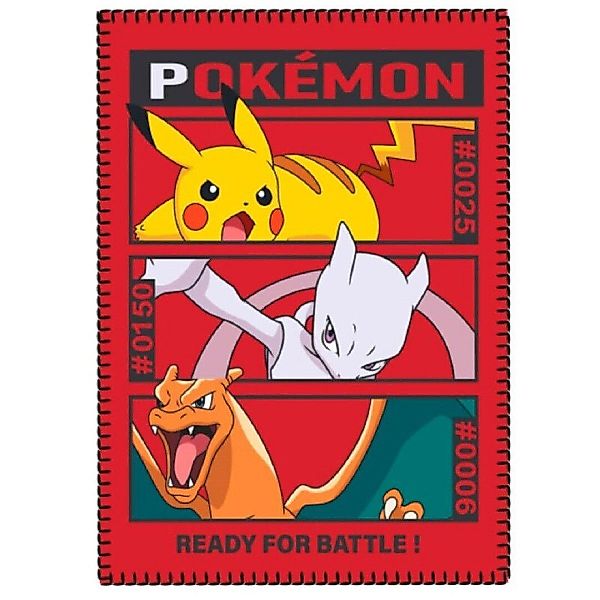 POKÉMON Tagesdecke Bettdecke Fleecedecke Kuschelige 140x100 günstig online kaufen