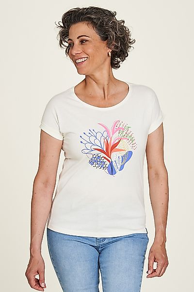 Jersey Shirt Mit Floralem Print - In Verschiedenen Farben (S22c28) günstig online kaufen