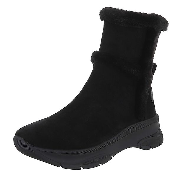 Ital-Design Damen Stiefeletten mit kuscheligem Futter günstig online kaufen