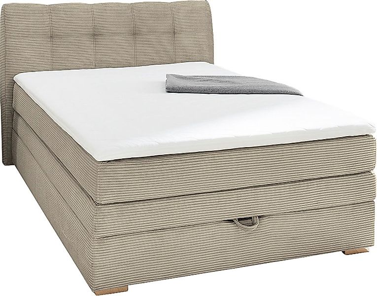 Jockenhöfer Gruppe Boxspringbett »Amelie« mit Bettkasten und Topper, erhält günstig online kaufen