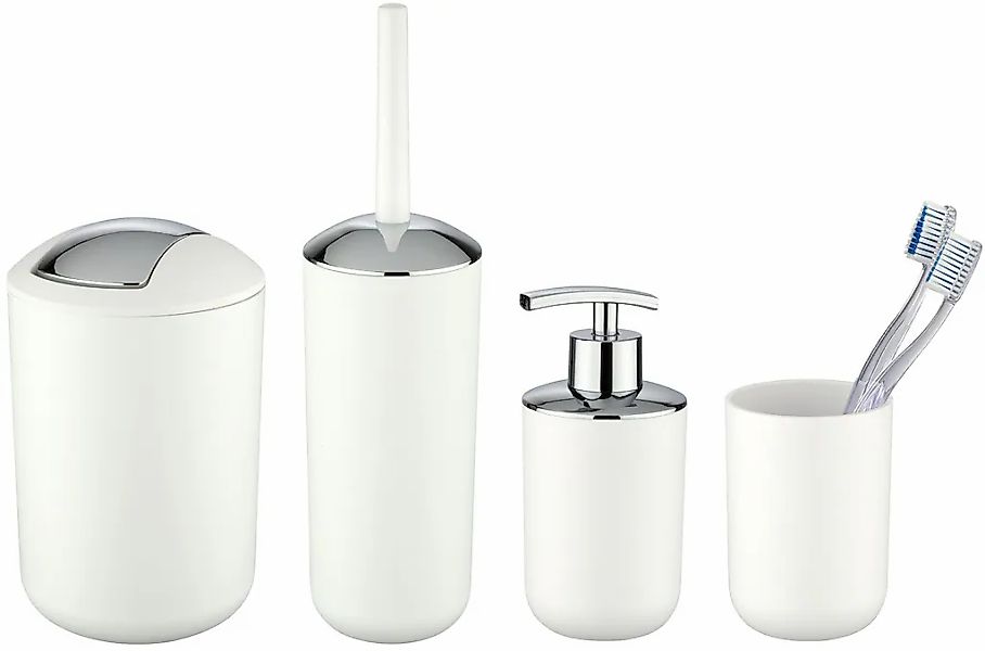 WENKO Badaccessoire-Set "Brasil" Seifenspender, Zahnputzbecher, WC-Garnitur günstig online kaufen