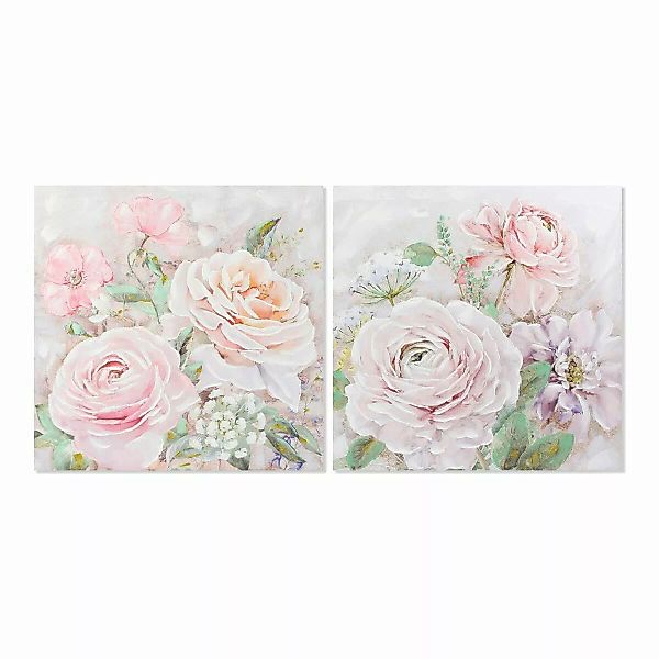 Bild Dkd Home Decor Flowers Blomster (100 X 3 X 100 Cm) (2 Stück) günstig online kaufen