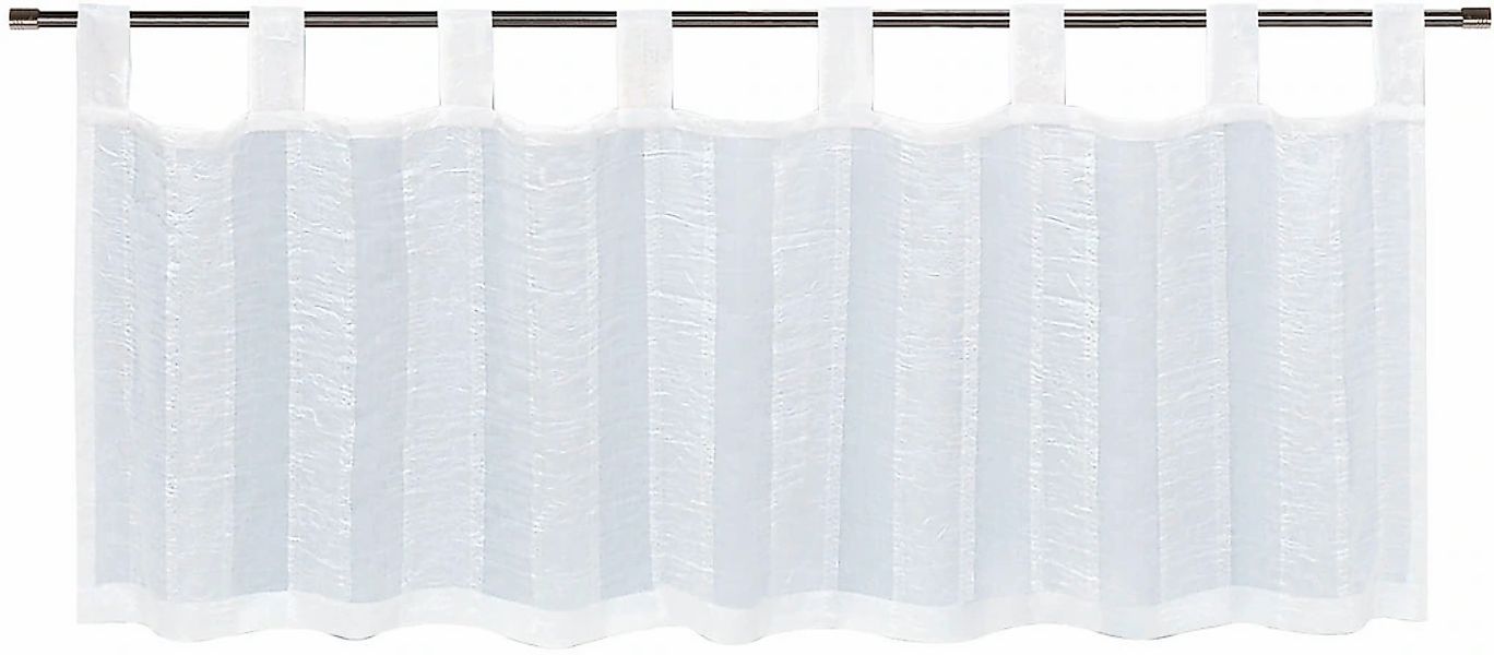 Gerster Scheibengardine "Willi" Schlaufen 1 Stk. tlg. HxB: 50x150, mit gecr günstig online kaufen
