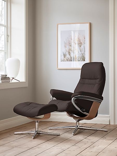 Stressless® Relaxsessel »Sunrise«, (Set, Relaxsessel mit Hocker), mit Hocke günstig online kaufen