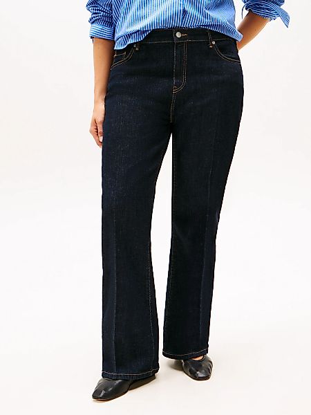 Tommy Hilfiger Curve Bootcut-Jeans "CRV BOOTCUT RW RINSE" in Großen Größen, günstig online kaufen