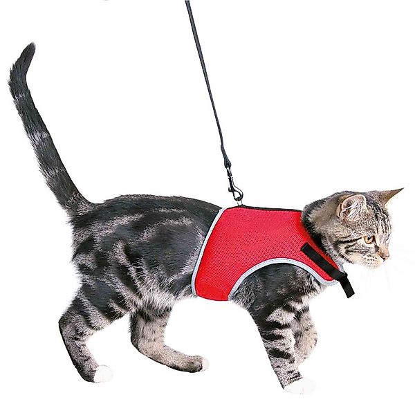 TRIXIE Geschirr Trixie Katzen-Softgeschirr mit Leine günstig online kaufen
