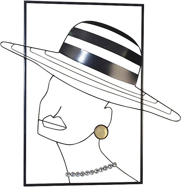 HOFMANN LIVING AND MORE Wanddekoobjekt Wanddekoration (1 St), aus Metall, m günstig online kaufen