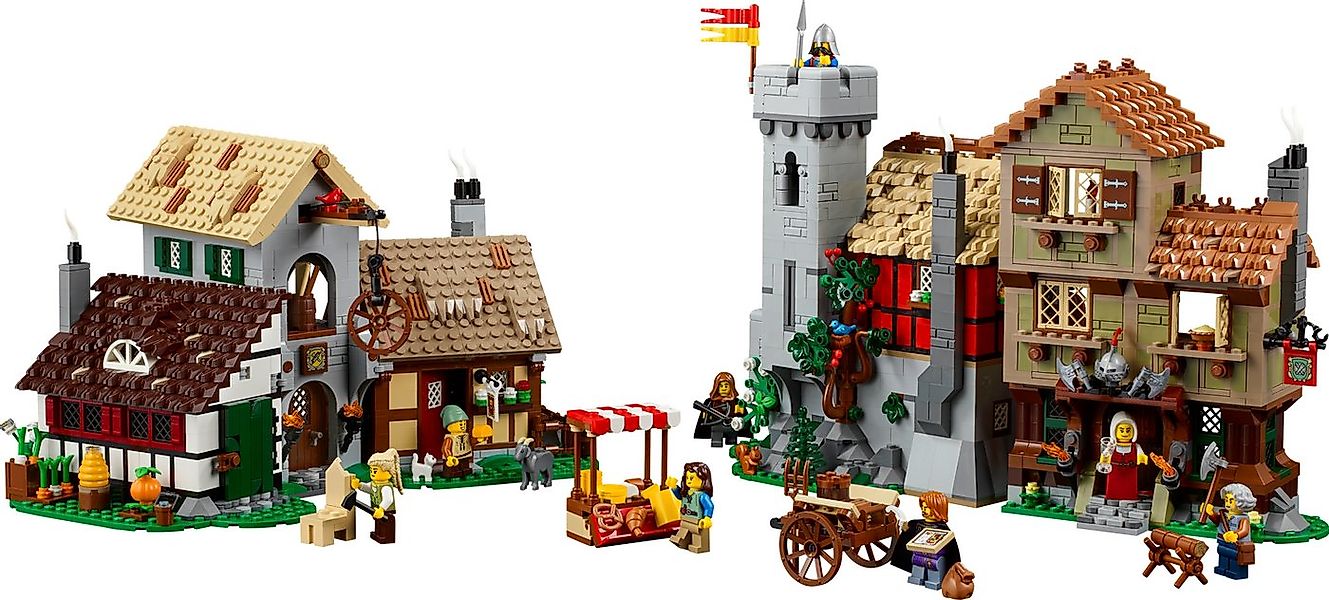 LEGO® Icons 10332 Mittelalterlicher Stadtplatz Spielbausteine, (Set, 3304 S günstig online kaufen