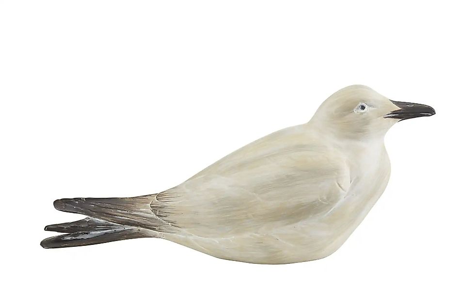 HOME STORY Deko Vogel   ¦ weiß ¦ Polyresin (Kunstharz) ¦ Maße (cm): B: 21,7 günstig online kaufen