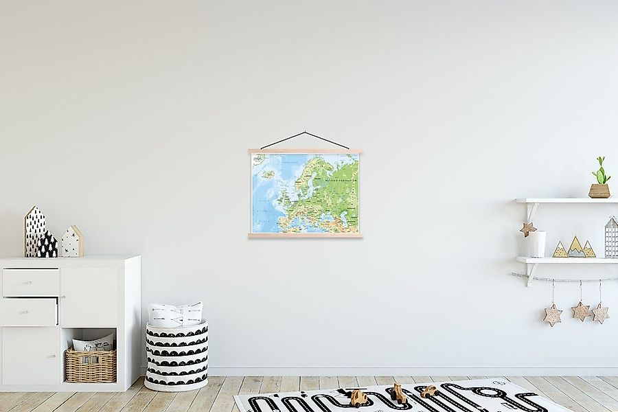 MuchoWow Poster Karte - Europa - günstig online kaufen