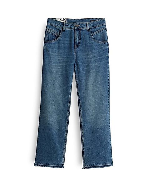 OPUS Boyfriend-Jeans Mit Stretchanteil Mid Rise elastisch mit verkürzter Lä günstig online kaufen