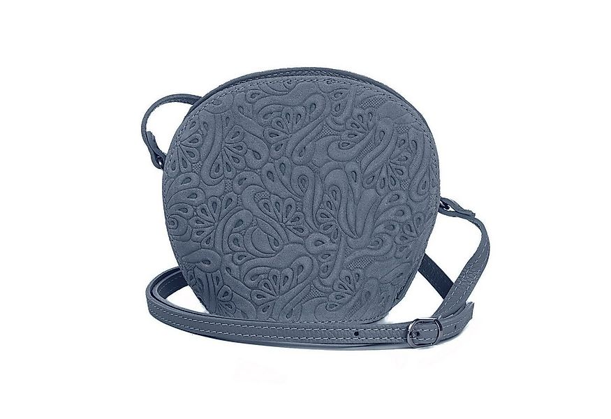 Der Trachtler Trachtentasche Velours, mit verspielter Prägung -ECHT LEDER- günstig online kaufen