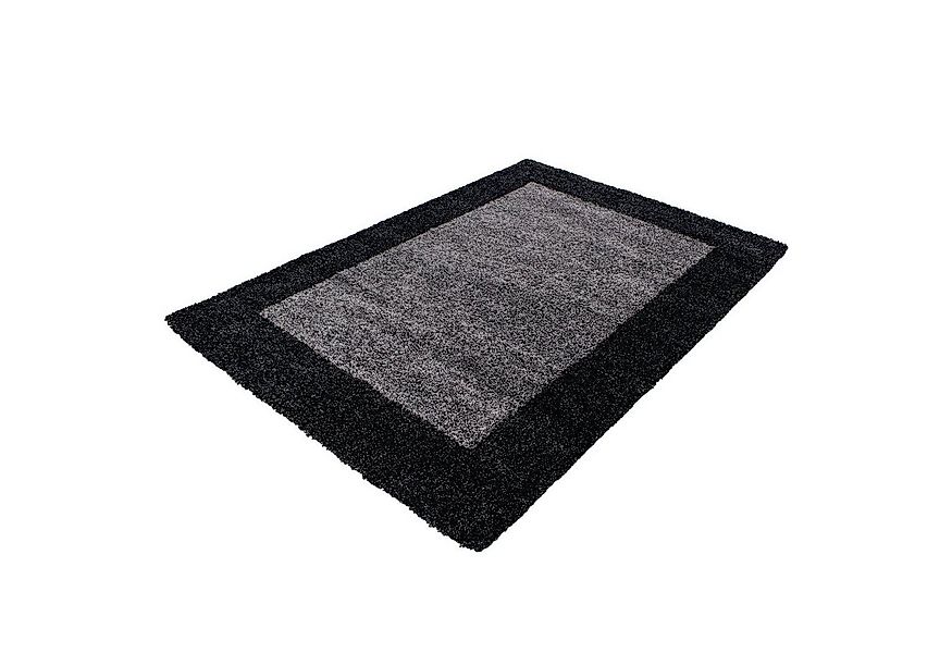 Stilvoll Günstig Hochflor-Teppich Teppich für den Flur oder Küche Bordüre D günstig online kaufen