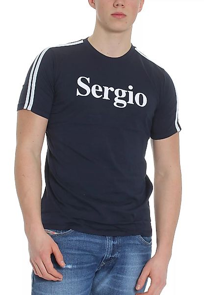 Sergio Tacchini T-Shirt Herren DALILO SAM9238381 Navy White günstig online kaufen