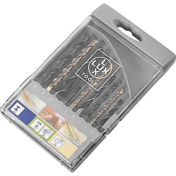 LUX-TOOLS Bohrer Set Comfort Ø 5 mm - 8 mm 9-teilig günstig online kaufen