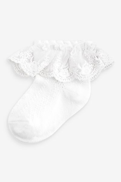 Next Kurzsocken Feierliche Spitzenshorts 1er-Pack (1-Paar) günstig online kaufen