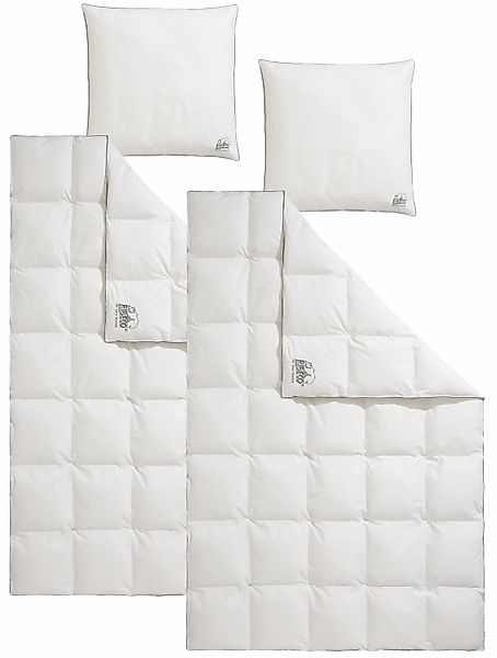 RIBECO Bettdecke + Kopfkissen Marie, Bezug: günstig online kaufen