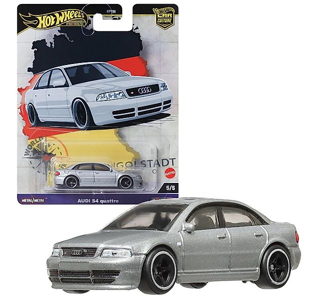 Hot Wheels Spielzeug-Rennwagen Audi S4 Quattro HRV81 Hot Wheels Car Culture günstig online kaufen