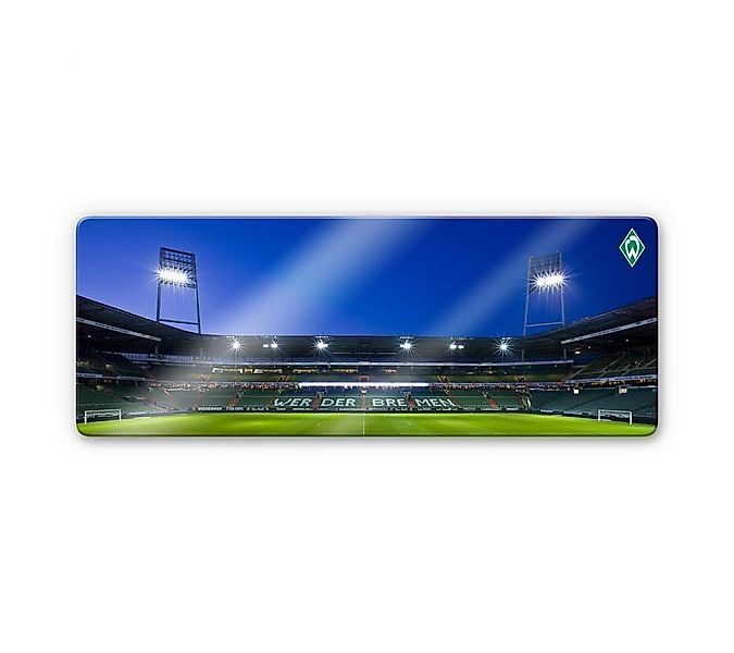 K&L Wall Art Glasbild Fußball Glasbild Modern Werder Bremen Weserstadion, S günstig online kaufen