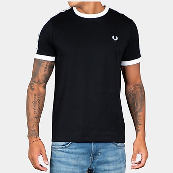 Fred Perry  T-Shirt Taped ringer t-shirt - black günstig online kaufen