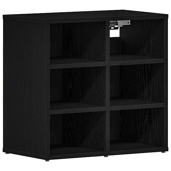 vidaXL Schuhschrank Schuhschrank Schwarze Eiche 52,5x30x50 cm (1-St) günstig online kaufen